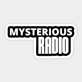 Mysterious Radio Official Tee Sticker